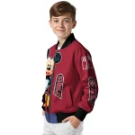 temple owls mickey mouse red bomber jacket best selling
