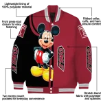 temple owls mickey mouse red varsity jacket best selling