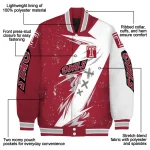 temple owls ripped bolt red white varsity jacket best selling