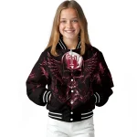 temple owls skull bite red black varsity jacket best selling