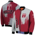 temple owls urban mark red bomber jacket best selling