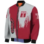 temple owls urban mark red bomber jacket best selling