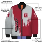 temple owls urban mark red bomber jacket best selling