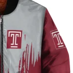 temple owls urban mark red bomber jacket best selling