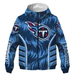 tennessee titans dynamic heat wave navy windbreaker jacket best selling