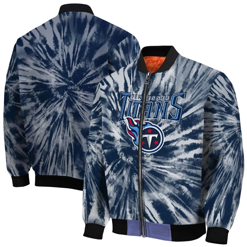 tennessee titans dynamic rings navy bomber jacket best selling tennessee titans dynamic rings navy bomber jacket best selling
