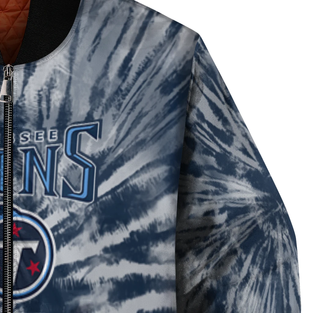 tennessee titans dynamic rings navy bomber jacket premium grade tennessee titans dynamic rings navy bomber jacket premium grade