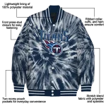 tennessee titans dynamic rings navy varsity jacket best selling