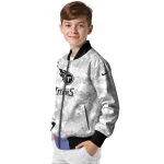 tennessee titans gray camouflage gray bomber jacket best selling