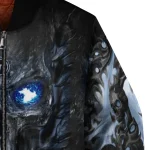 tennessee titans inferno skull navy black bomber jacket best selling
