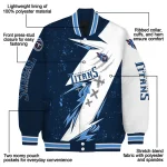 tennessee titans ripped bolt navy white varsity jacket best selling