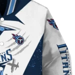 tennessee titans ripped bolt navy white varsity jacket best selling