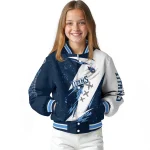 tennessee titans ripped bolt navy white varsity jacket best selling