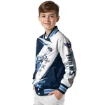 tennessee titans ripped bolt navy white varsity jacket best selling
