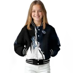 tennessee titans ripped grunge style navy black varsity jacket best selling