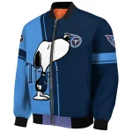 tennessee titans snoopy attitude navy bomber jacket best selling