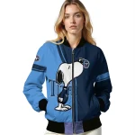tennessee titans snoopy attitude navy bomber jacket best selling