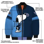 tennessee titans snoopy attitude navy bomber jacket best selling