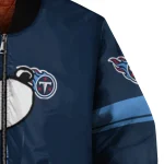 tennessee titans snoopy attitude navy bomber jacket best selling