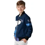 tennessee titans snoopy attitude navy bomber jacket best selling