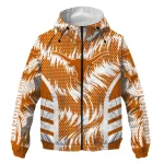 texas longhorns dynamic heat wave orange windbreaker jacket best selling