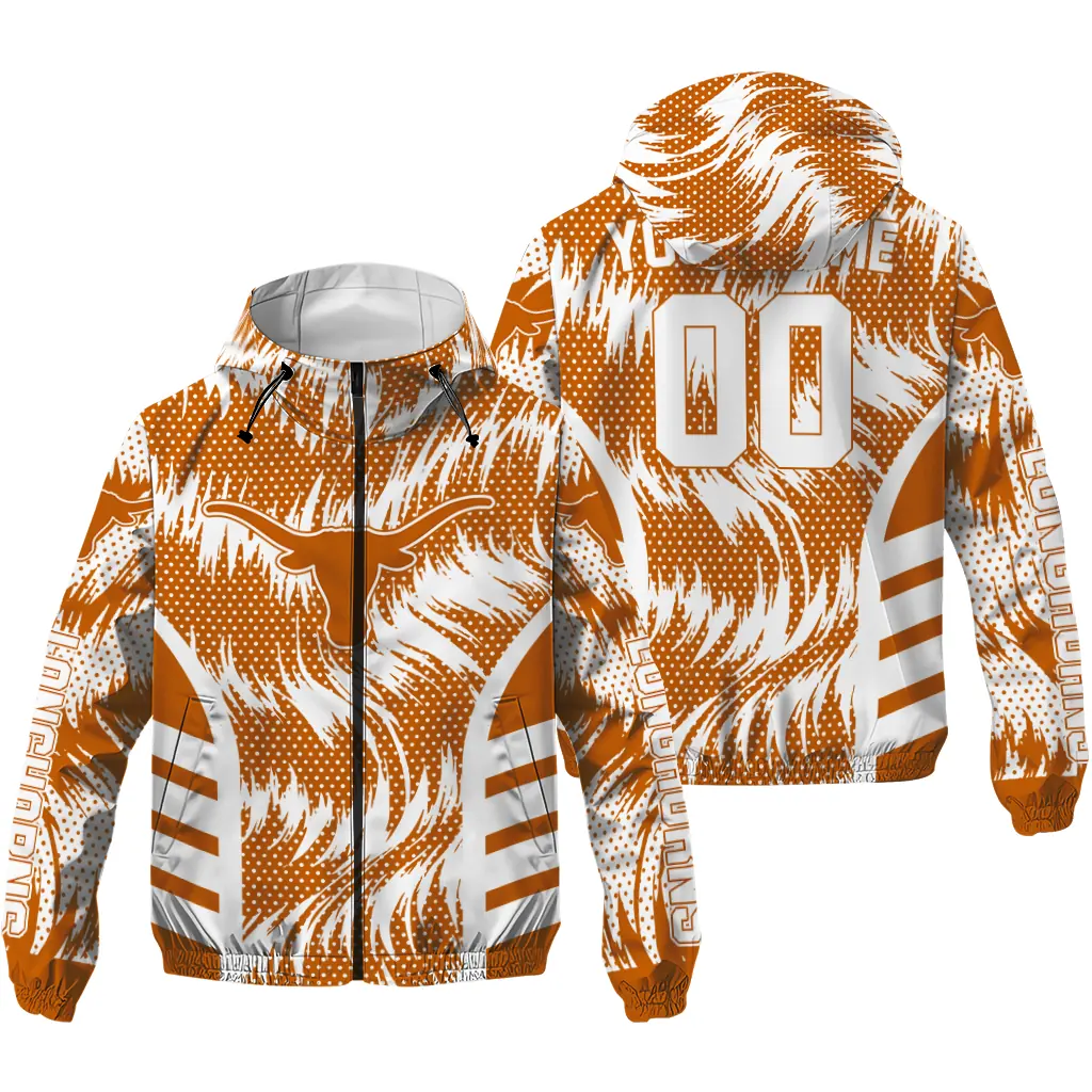 texas longhorns dynamic heat wave orange windbreaker jacket high quality texas longhorns dynamic heat wave orange windbreaker jacket high quality