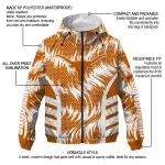 texas longhorns dynamic heat wave orange windbreaker jacket best selling