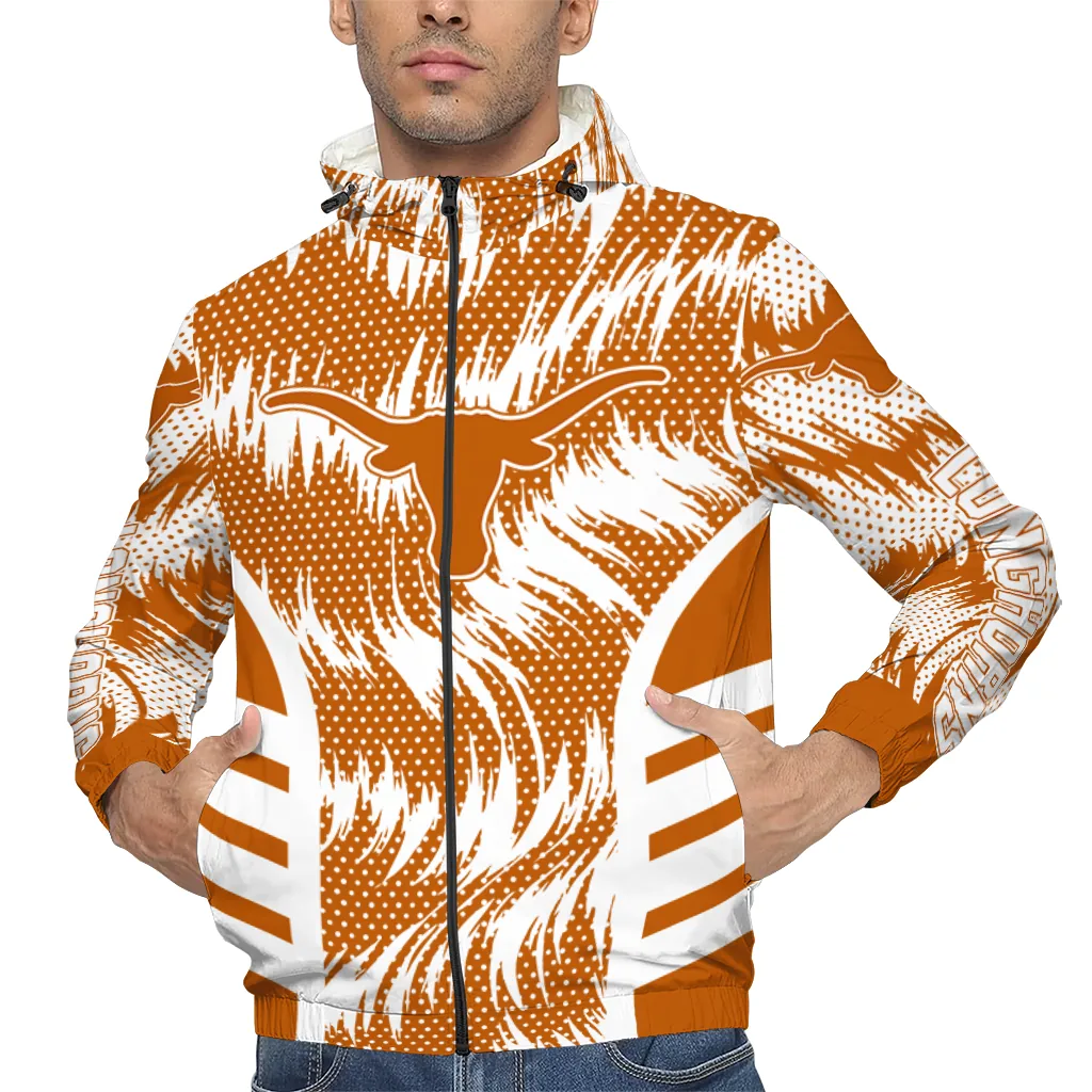 texas longhorns dynamic heat wave orange windbreaker jacket top rated texas longhorns dynamic heat wave orange windbreaker jacket top rated