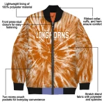 texas longhorns dynamic rings orange bomber jacket best selling