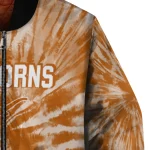 texas longhorns dynamic rings orange bomber jacket best selling