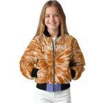 texas longhorns dynamic rings orange bomber jacket best selling