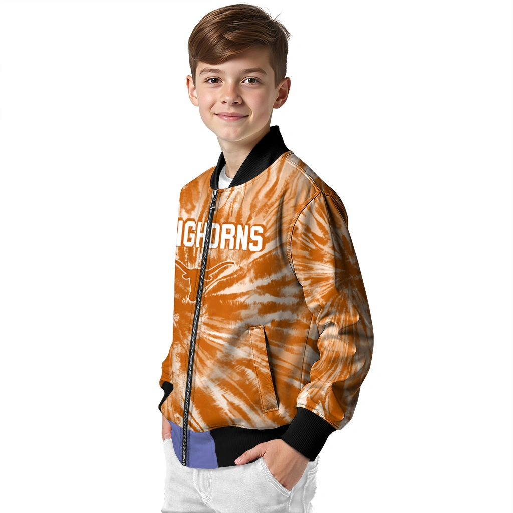 texas longhorns dynamic rings orange bomber jacket trendy texas longhorns dynamic rings orange bomber jacket trendy