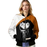 texas longhorns edgy mask orange black bomber jacket best selling