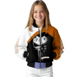 texas longhorns edgy mask orange black bomber jacket best selling