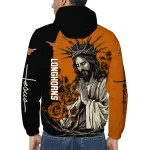 texas longhorns jesus roses orange black windbreaker jacket best selling