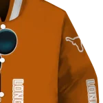 texas longhorns mickey mouse orange varsity jacket best selling