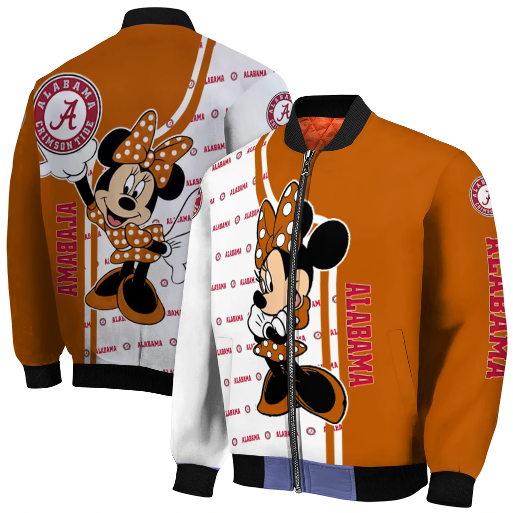 texas longhorns minnie mouse orange bomber jacket best selling texas longhorns minnie mouse orange bomber jacket best selling