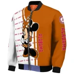 texas longhorns minnie mouse orange bomber jacket best selling