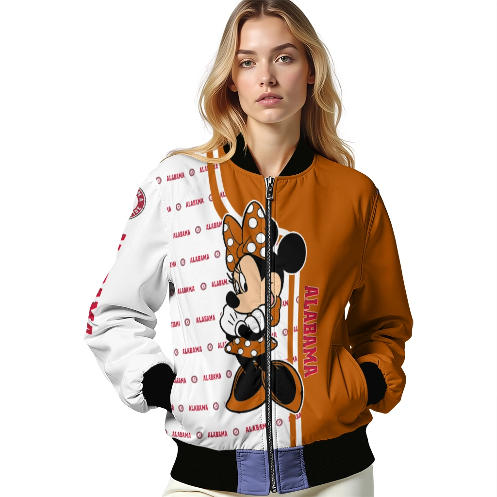 texas longhorns minnie mouse orange bomber jacket latest model texas longhorns minnie mouse orange bomber jacket latest model
