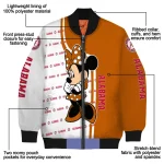 texas longhorns minnie mouse orange bomber jacket best selling