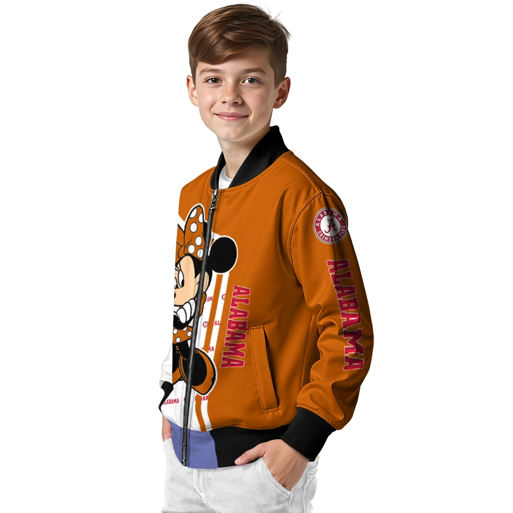 texas longhorns minnie mouse orange bomber jacket trendy texas longhorns minnie mouse orange bomber jacket trendy