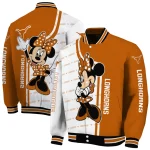 texas longhorns minnie mouse orange varsity jacket best selling