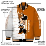 texas longhorns minnie mouse orange varsity jacket best selling