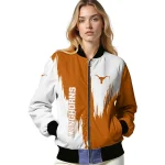texas longhorns urban mark orange bomber jacket best selling