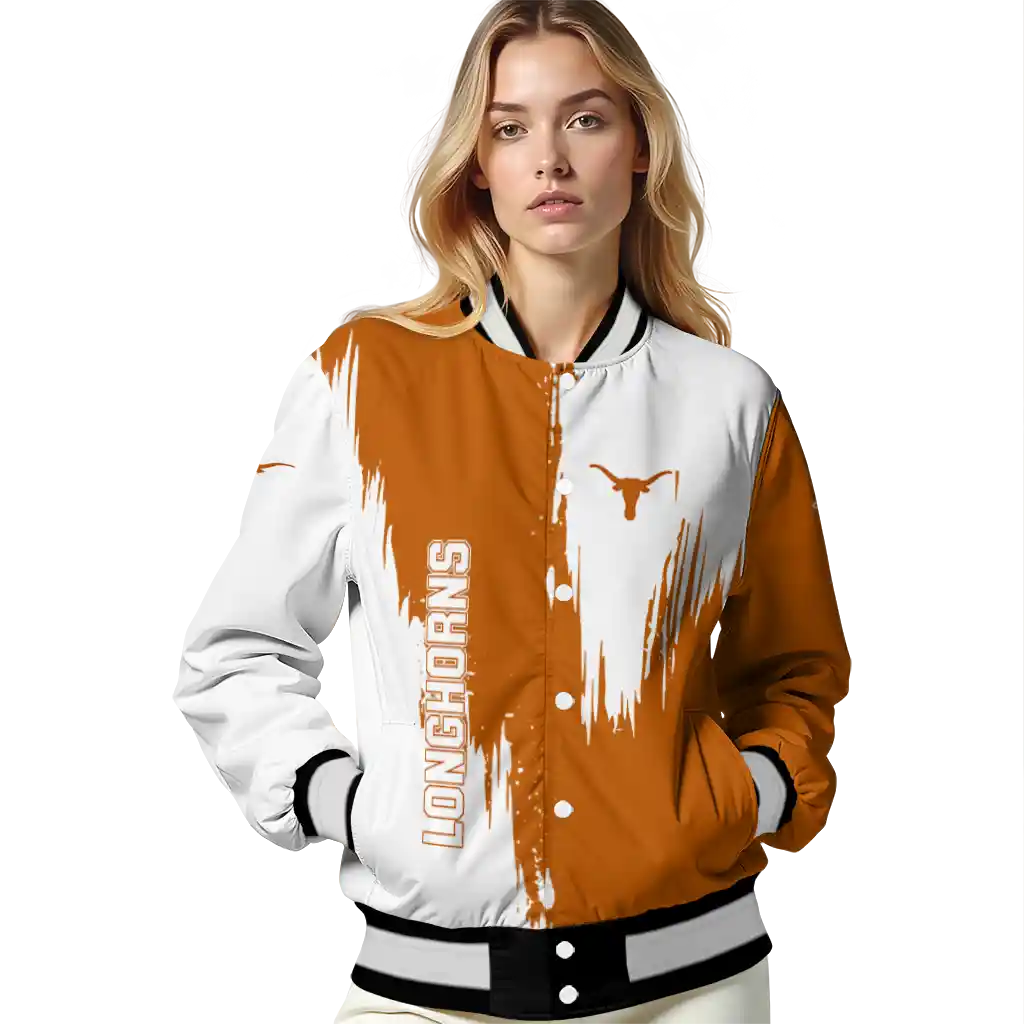 texas longhorns urban mark orange varsity jacket latest model texas longhorns urban mark orange varsity jacket latest model