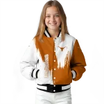 texas longhorns urban mark orange varsity jacket best selling