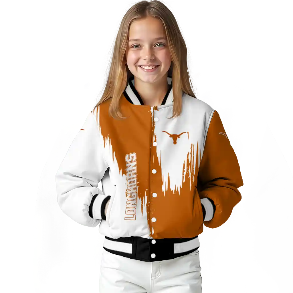 texas longhorns urban mark orange varsity jacket top rated texas longhorns urban mark orange varsity jacket top rated