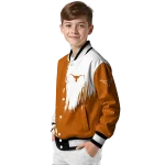 texas longhorns urban mark orange varsity jacket best selling