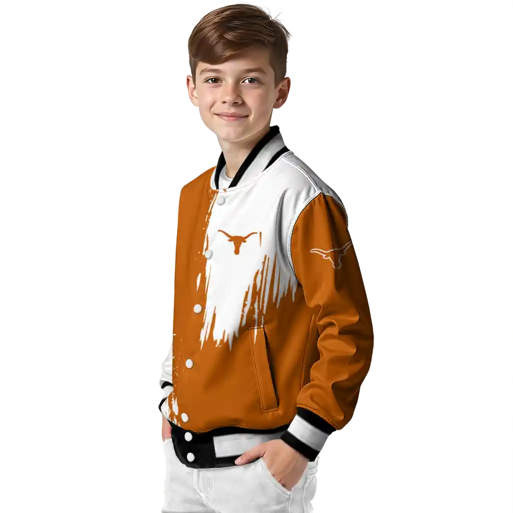 texas longhorns urban mark orange varsity jacket trendy texas longhorns urban mark orange varsity jacket trendy