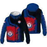 texas rangers hex splash blue black windbreaker jacket best selling
